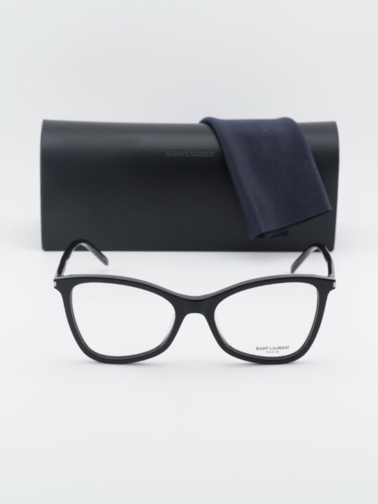 Saint Laurent SL 478 JERRY 001 Butterfly Eyeglasses 53mm – Black main image 8